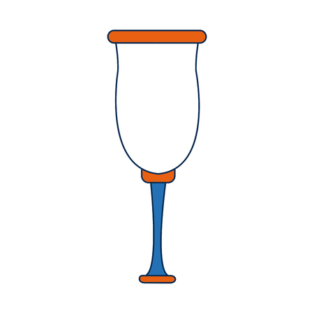 cup glassware crystal for beverage icon vector illustrationのイラスト素材