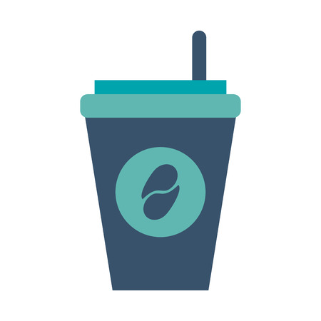 coffee drink cartoon vector illustration graphic designのイラスト素材