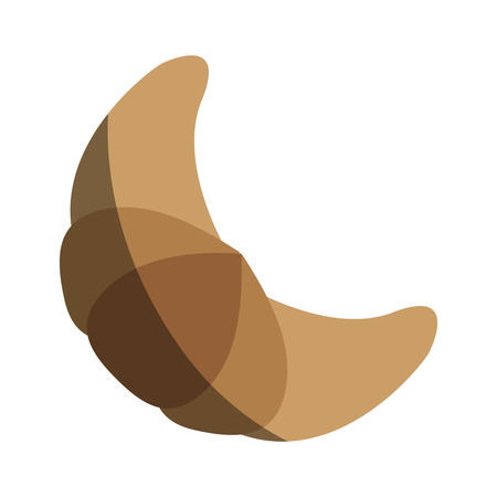 colorful croissant icon vector illustration graphic designのイラスト素材