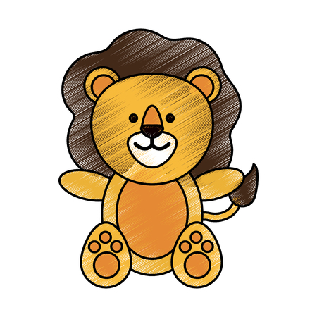 A cute animal cartoon vector illustration graphic design.のイラスト素材