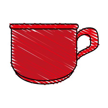 red cup cartoon vector illustration graphic designのイラスト素材