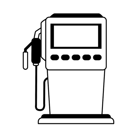 Gasoline fuel machine icon vector illustration paint  graphicのイラスト素材