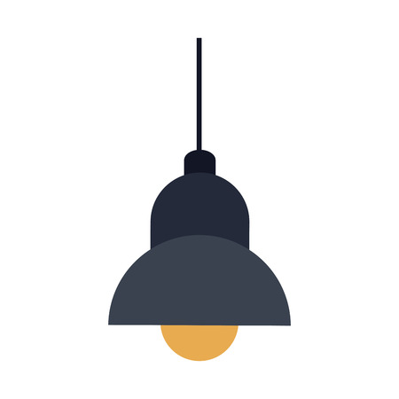 lamp bulb element of interior modern vector illustrationのイラスト素材