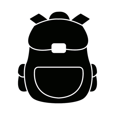 backpack school equipment bag education vector illustrationのイラスト素材