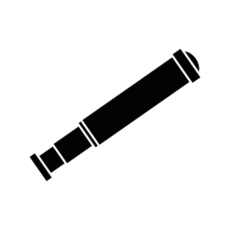telescope for astronomy science study equipment vector illustrationのイラスト素材