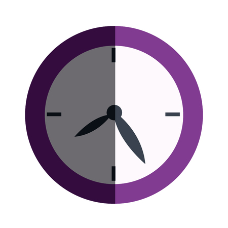 School clock date hour time icon vector illustrationのイラスト素材