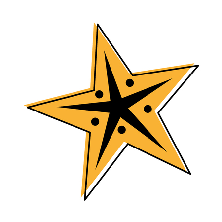 starfish or sea star icon image vector illustration designのイラスト素材