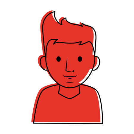 young man icon image vector illustration designのイラスト素材