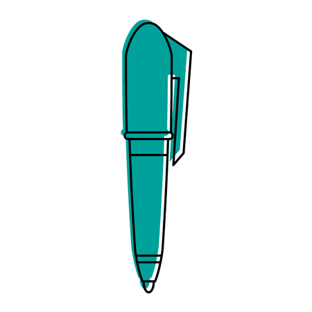 elegant pen icon image vector illustration designのイラスト素材