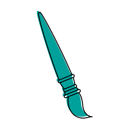 paint brush icon image vector illustration designのイラスト素材