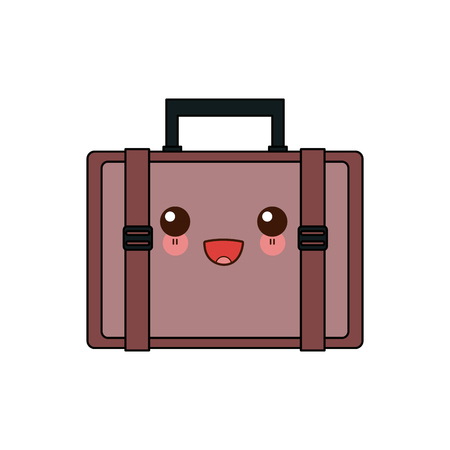 kawaii case business accessory handle cartoon vector illustrationのイラスト素材