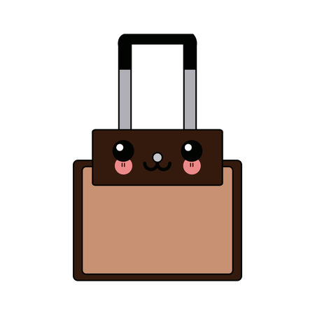 kawaii case business accessory handle vector illustrationのイラスト素材