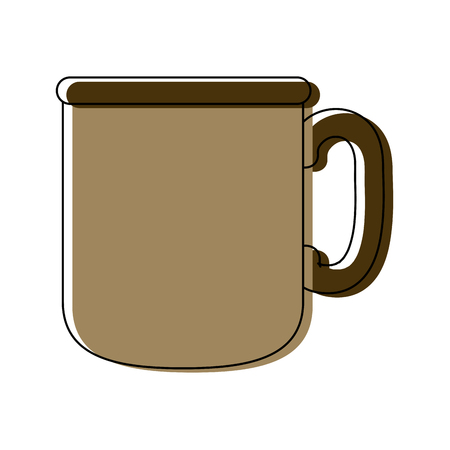 Coffee cup fresh aroma drink morning beverage vector illustrationのイラスト素材