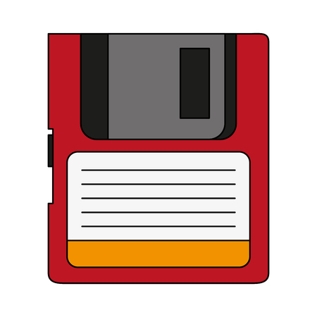magnetic diskette icon vector illustration graphic designのイラスト素材