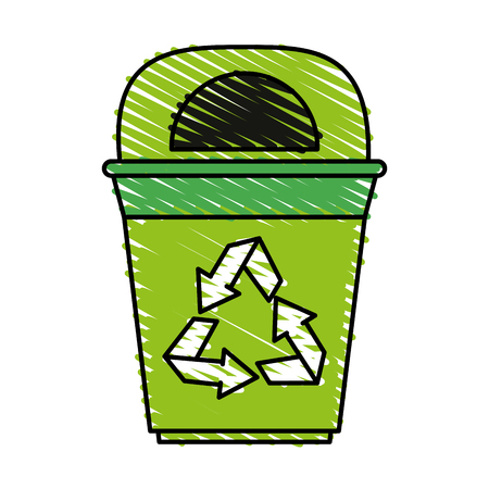 ecology concept save world icon vector illustration graphic designのイラスト素材