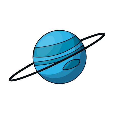 neptune planet icon image vector illustration designのイラスト素材