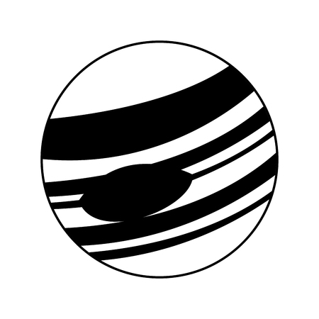 celestial body icon image vector illustration design  black and whiteのイラスト素材