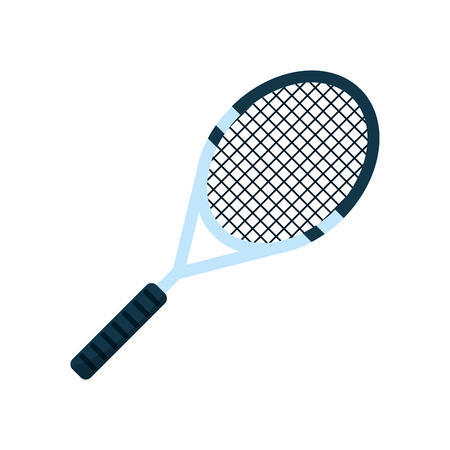 tennis racquet sports related icon image vector illustration designのイラスト素材
