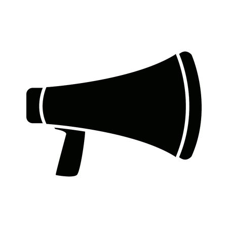 megaphone social media marketing loud concept vector illustrationのイラスト素材