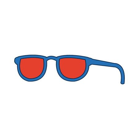 fashion glasses frame accessory icon vector illustration fashion glasses frame accessory icon vector illustration