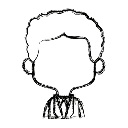 Character man male portrait  people vector illustrationのイラスト素材