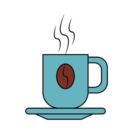 cup coffee bean icon image vector illustration designのイラスト素材