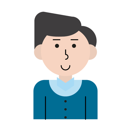 happy man cartoon icon image vector illustration designのイラスト素材