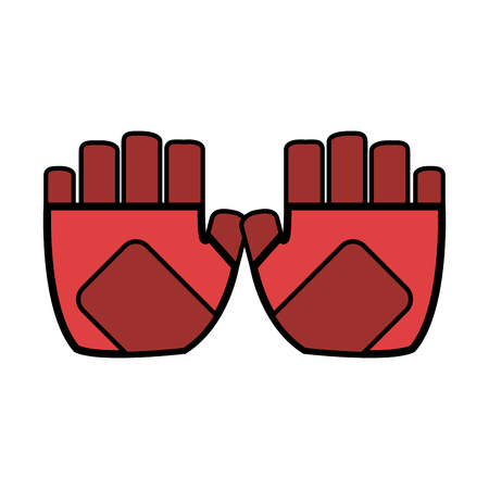 fingerless gloves icon image vector illustration designのイラスト素材