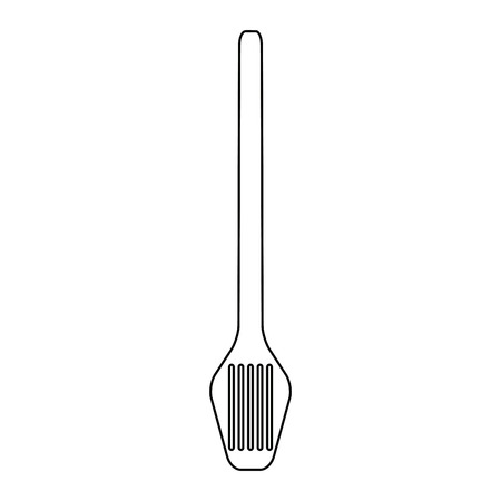 skimmer tool cooking kitchen icon vector illustrationのイラスト素材