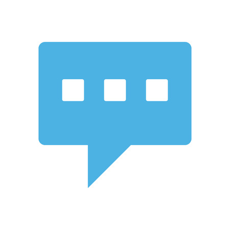 conversation bubble mobile messaging icon image vector illustration designのイラスト素材