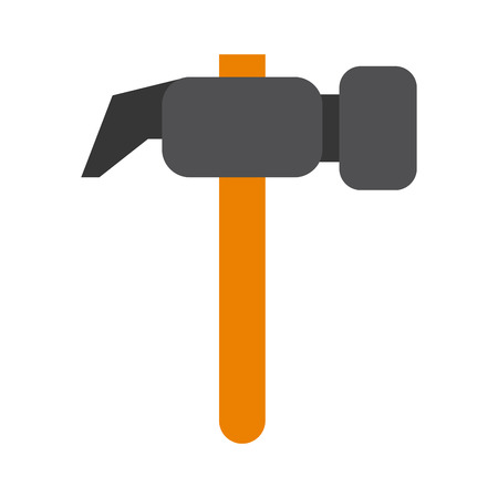 A hammer tool icon image vector illustration design.のイラスト素材