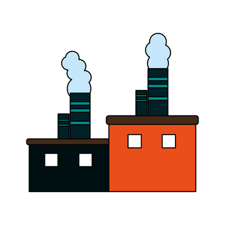 industrial factory icon image vector illustration designのイラスト素材