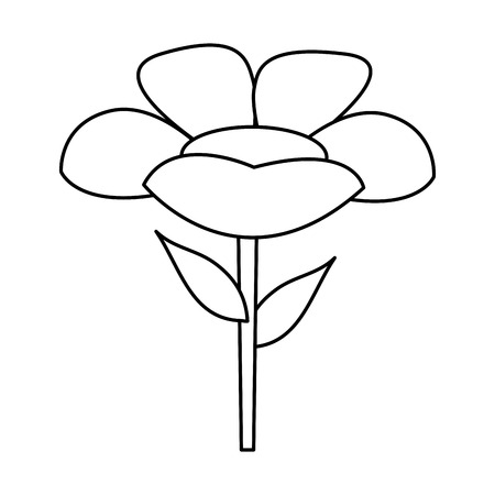 cute simple flower icon image vector illustration designのイラスト素材