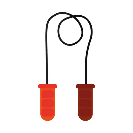 jumping rope exercise accessory icon image vector illustration designのイラスト素材