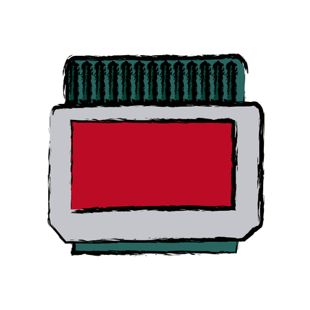 Cosmetic cream container for lotion bottle vector illustrationのイラスト素材