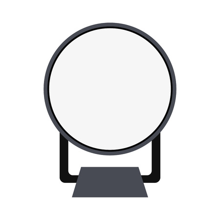 small mirror icon image vector illustration designのイラスト素材