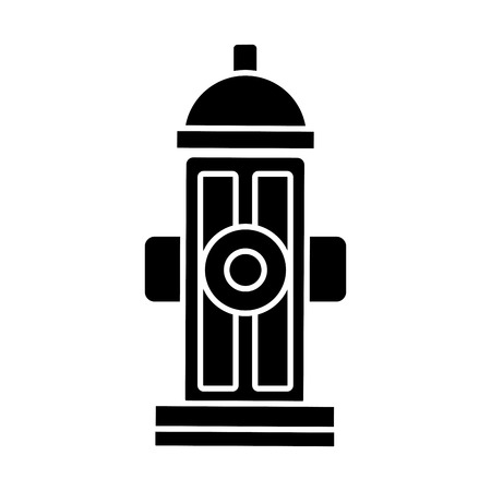 fire hydrant emergency signal connector icon vector illustrationのイラスト素材