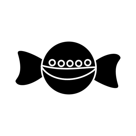candy sweet delicious tasty sugar icon vector illustrationのイラスト素材