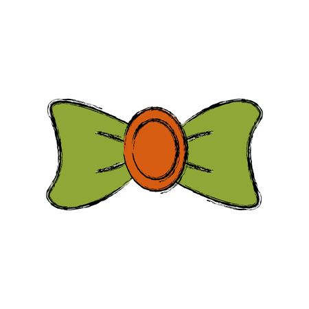 fancy bowtie elegance fashion for men vector illustrationのイラスト素材