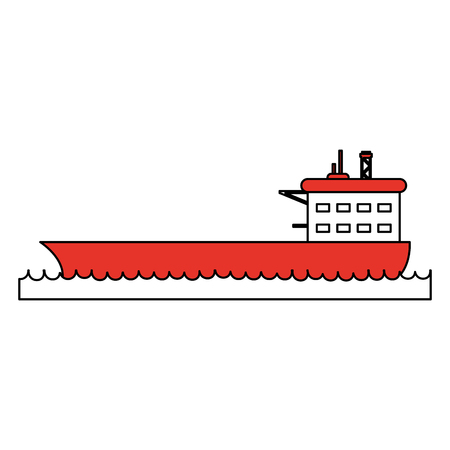 cargo ship icon image vector illustration designのイラスト素材