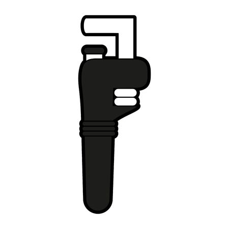 Adjustable wrench tool icon vector illustration graphic designのイラスト素材