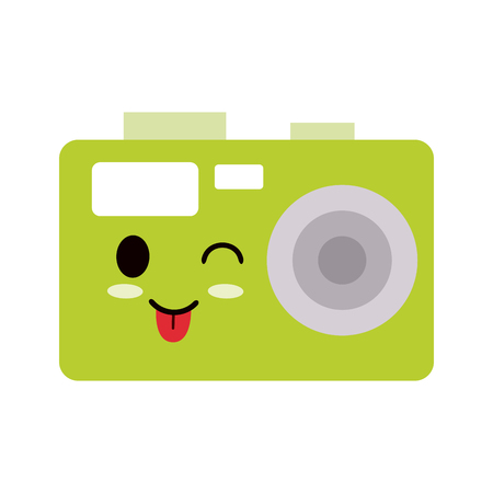 photographic camera style icon image vector illustration designのイラスト素材