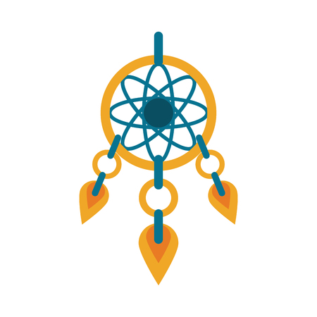 dreamcatcher hanging icon image vector illustration designのイラスト素材