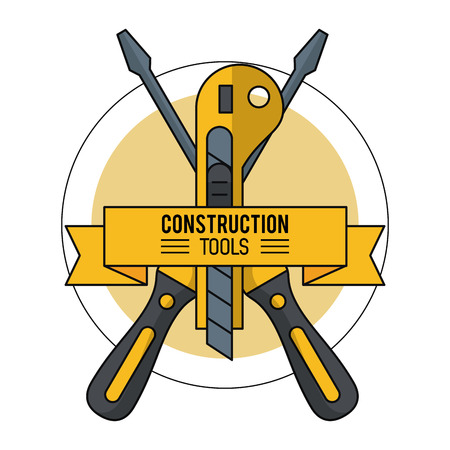 Construction tools design icon vector illustration graphic designのイラスト素材