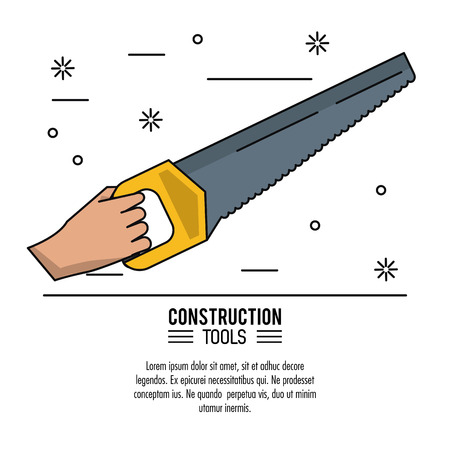 construction tools infographic icon vector illustration graphic designのイラスト素材