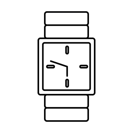 Wristwatch clock symbol icon vector illustration graphic designのイラスト素材