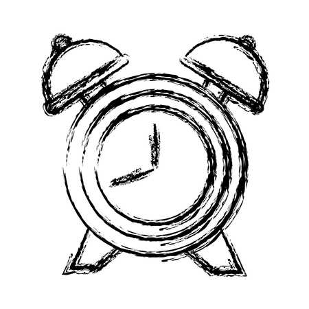 Clock with bells icon vector illustration graphic designのイラスト素材
