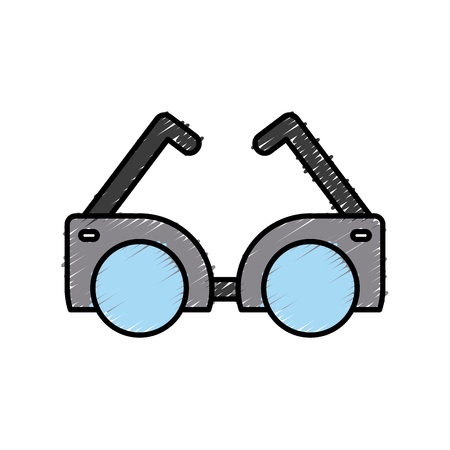 Smart glasses technology icon vector illustration graphic designのイラスト素材