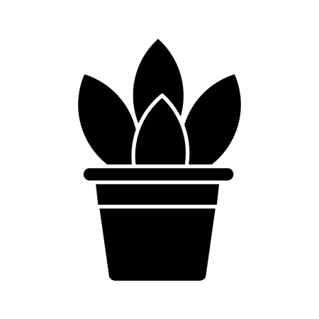 Plant in vase icon vector illustration graphic designのイラスト素材