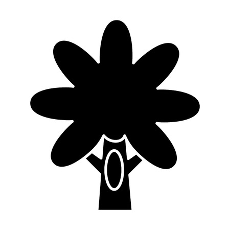 Tree nature symbol icon vector illustration graphic designのイラスト素材